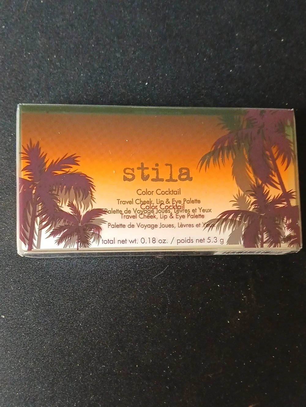 Stila Color Cocktail Travel Cheek, Lip, Eye Palette Tequila Sunrise NIB
